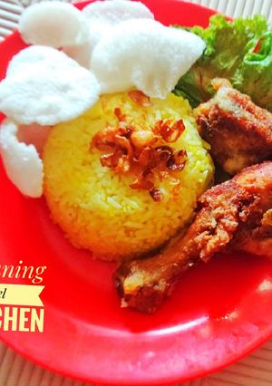 Foto resep Nasi kuning simpel rice cooker