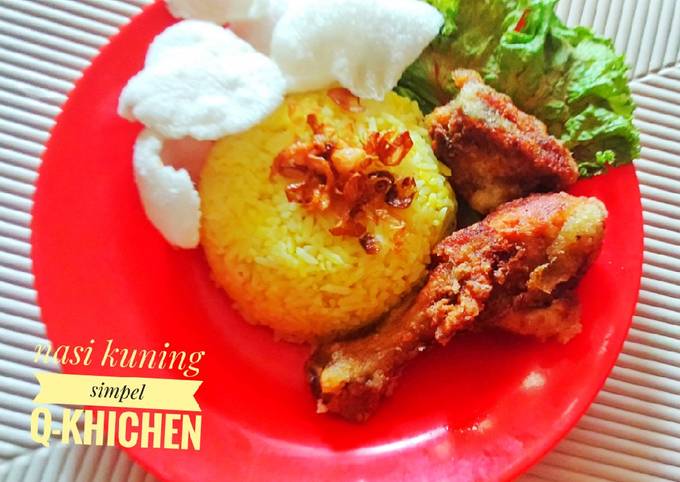 Resep Nasi Kuning Simpel Rice Cooker Oleh Hanita Rizki - Cookpad