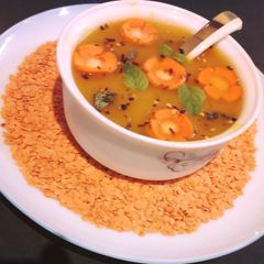 A picture of Masoor Dal Soup.