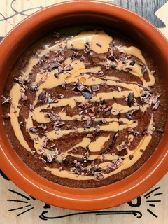 Foto di Porridge di teff al cacao e crema di arachidi