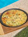 Pastel de Calabacín con beicon
