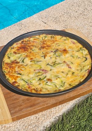 Una foto de Pastel de Calabacín con beicon