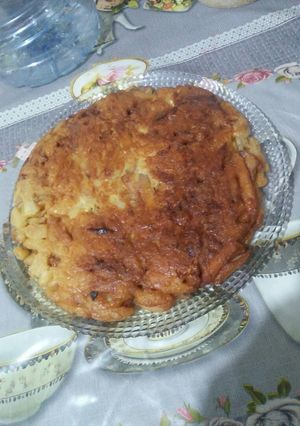 صورة لوصفة خبزة فريت 🍟 اومليت 🍳(البطاطا المقلية بالبيض)