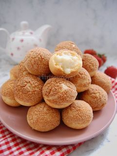 Foto resep Tiger Choux Pastry/ Soes Tiger (simple, ekonomis, no mixer plus tips)
