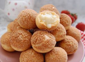 Foto resep Tiger Choux Pastry/ Soes Tiger (simple, ekonomis, no mixer plus tips)