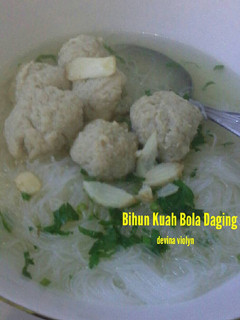 Foto resep Bihun Kuah Bola Daging