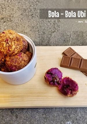 Foto resep Bola-Bola Ubi Ungu