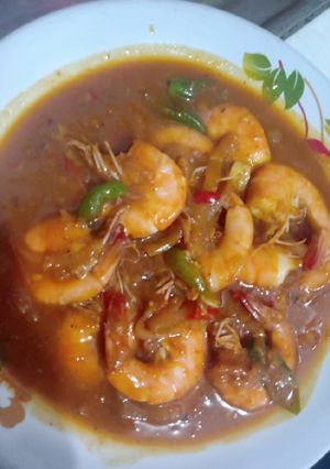 Foto resep Udang saos padang