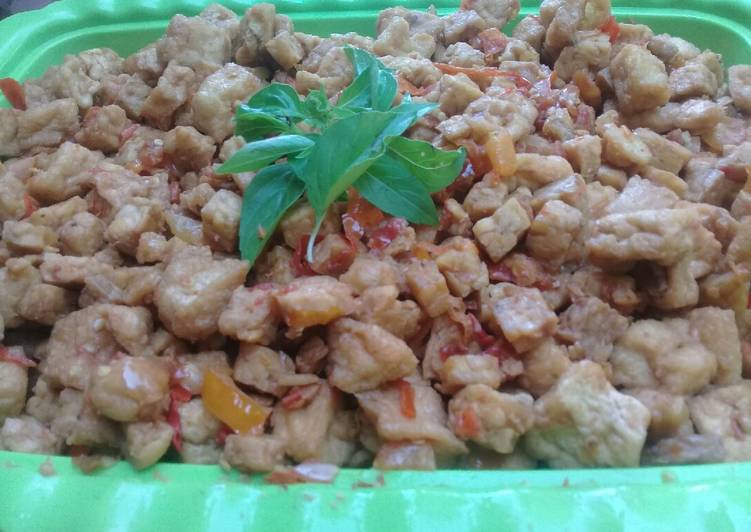 Resep Tahu tempe asam manis yang Enak