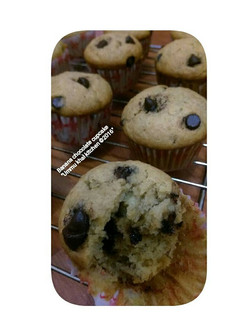 Foto resep Banana chocolate cupcake