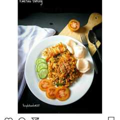 A picture of Kweatiau goreng.