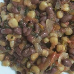 Githeri fried A picture of Githeri fried.