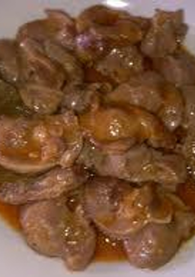 Una foto de Mollejas en salsa de cerveza