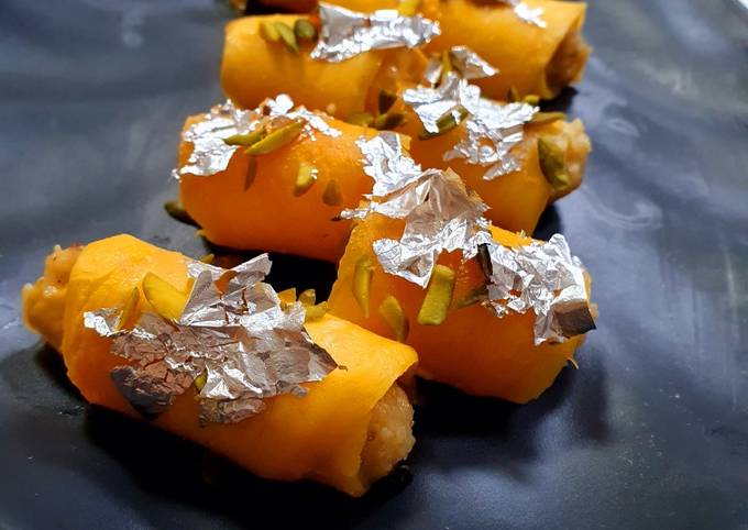Easiest Way to Make Speedy Mango swiss roll