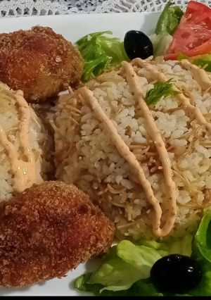 صورة لوصفة أرز مصري بشعيرية