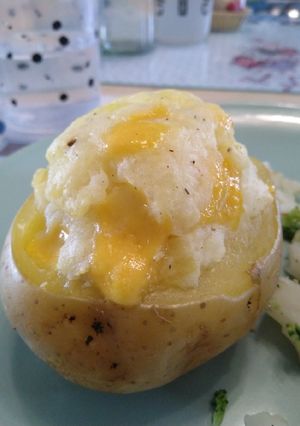 Une photo de Jacket potatoes au fromage