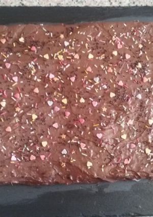 Una foto de Tarta de galletas con chocolate