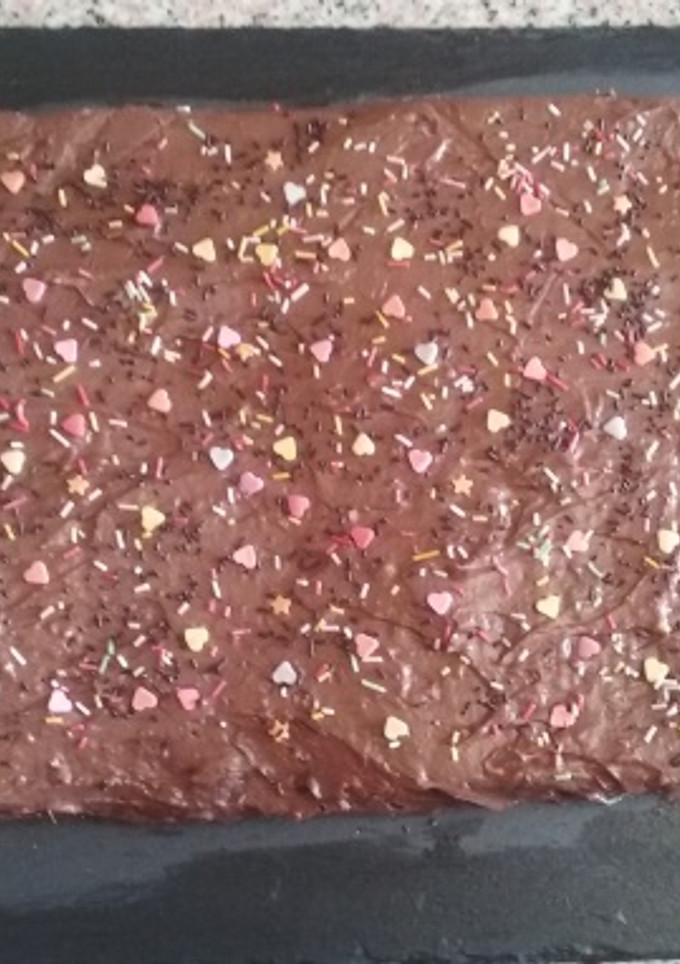 Una foto de Tarta de galletas con chocolate