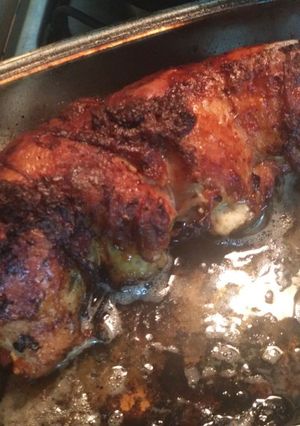 Una foto de Matambre de cerdo relleno al horno