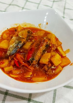 Foto resep Sarden Kentang Balado