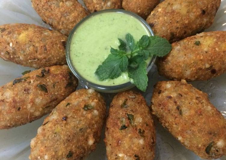Sabudana dahi kebab