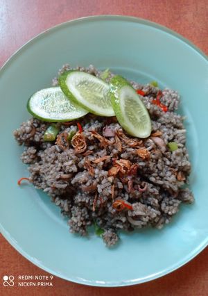 Foto resep Nasi Goreng Cumi Hitam