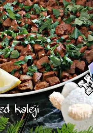 A picture of Butter Fried kaleji.