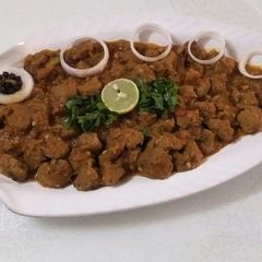 A picture of Soya chunks dry veg.