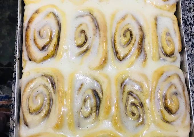 Easiest Way to Make Super Quick Homemade Cinnamon roll ❤️