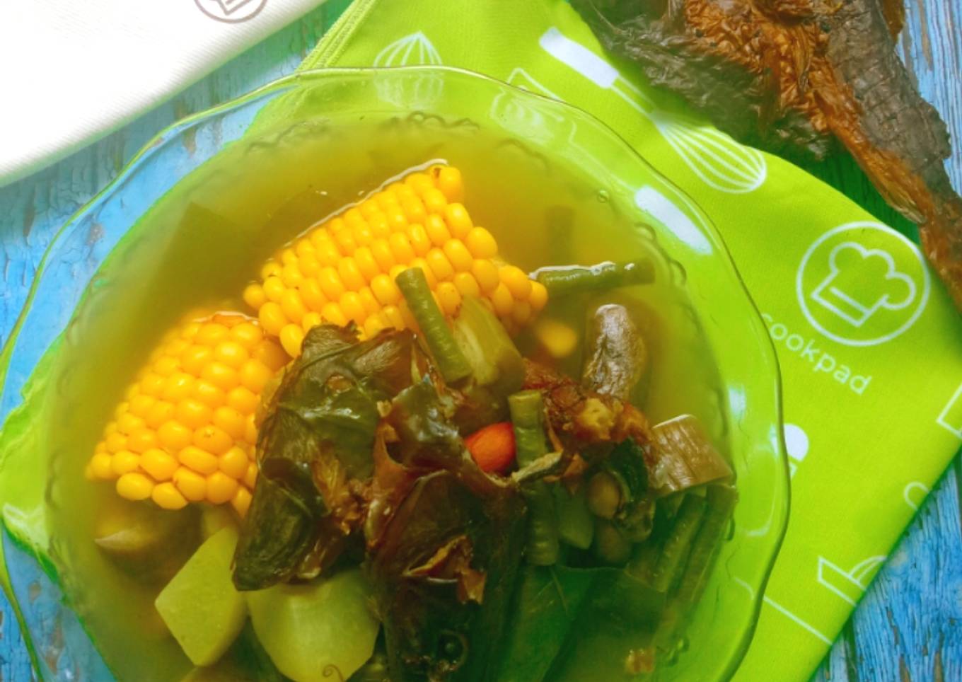 Sayur asem special ikan asap ππΈ