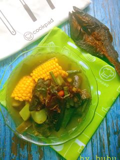 Foto resep Sayur asem special ikan asap 🐟🌸