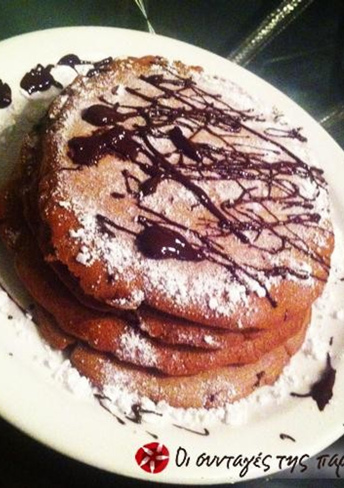Φωτογραφία της συνταγής Pancakes Σοκολάτα