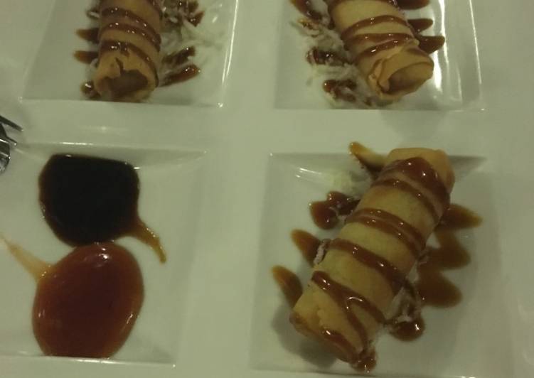 Rollitos de primavera al horno😋👘