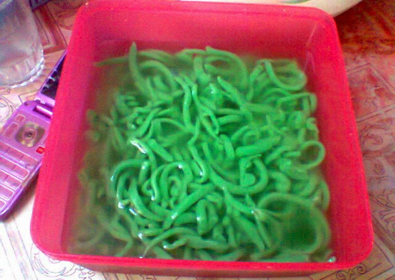 Isi cendol a.k.a cindur ulek