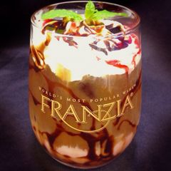 A picture of Non-alcoholic / strawberry cafe mocha.
