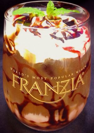 A picture of Non-alcoholic / strawberry cafe mocha.