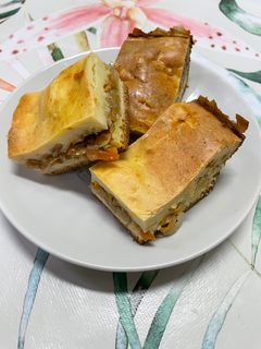 Фото Швидкий заливний пиріг з капустою.