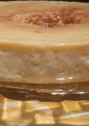Una foto de Flan casero hiper fácil
