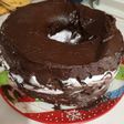 Torta Húmeda de Chocolate, Chantilly y Fresas