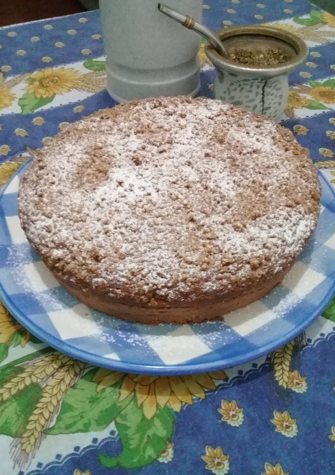 Una foto de Torta de un sólo huevo  (con manzana y canela)