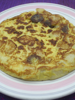 Una foto de Tortilla de peras