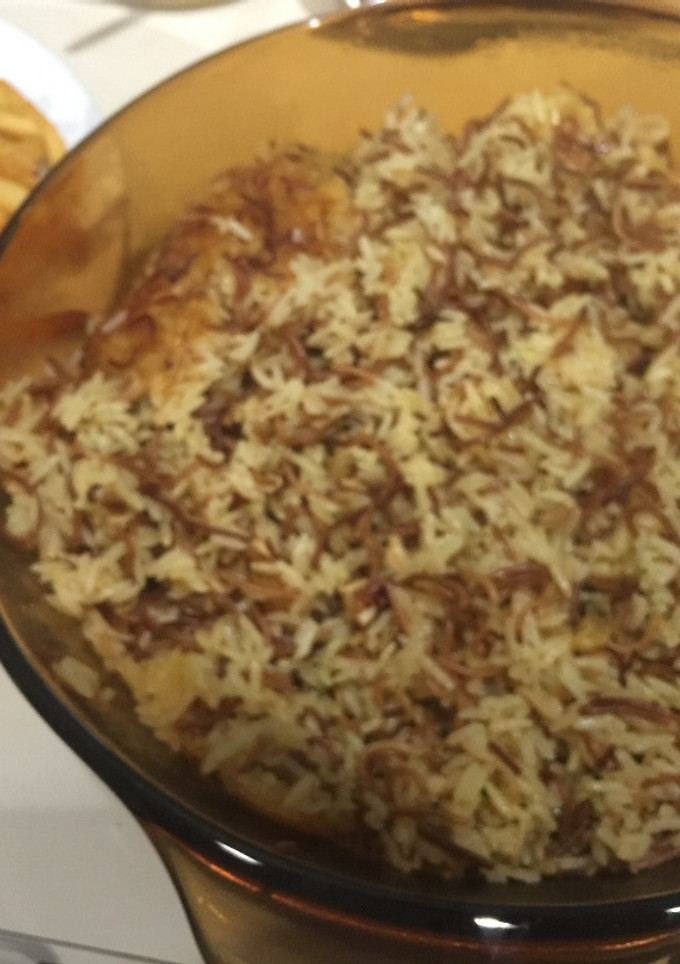 Una foto de Arroz con Pasta de Angel (Fideos)