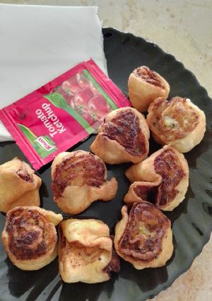 A picture of Crispy wheel bites.