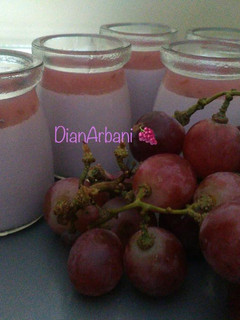 Foto resep PUDING SUTRA ANGGUR DENGAN VLA BUAH ANGGUR 🍇