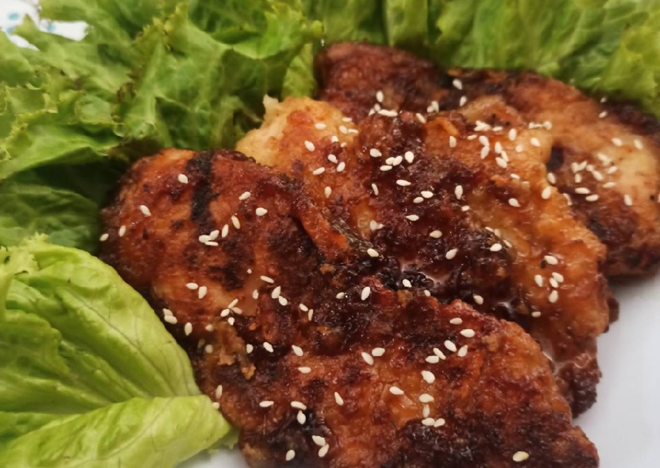 Grilled honey chicken