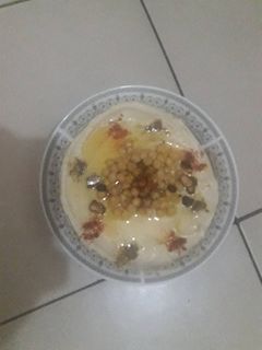 صورة لوصفة فتة حمص