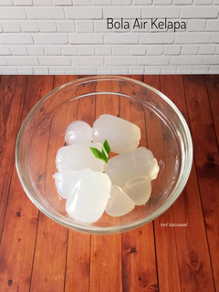 Foto resep Bola Air Kelapa (isian mochi)
