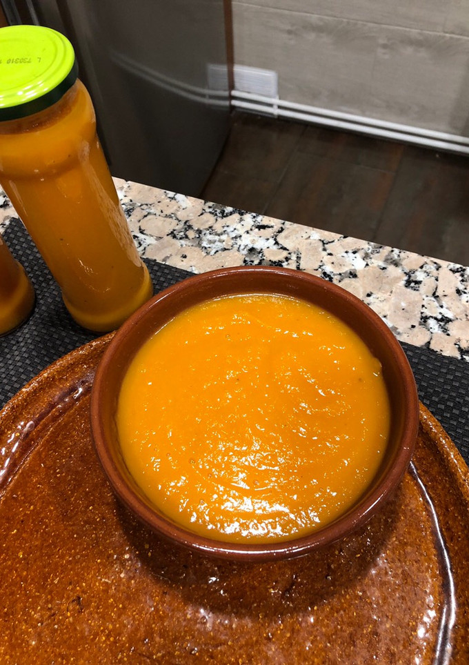 Una foto de Crema de calabaza fácil y riquísima
