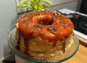Foto de Bolo de Farinha de Milho (sem glúten e sem leite)