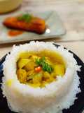 Tempeh đậu gà, nấm đùi gà sốt bơ tỏi